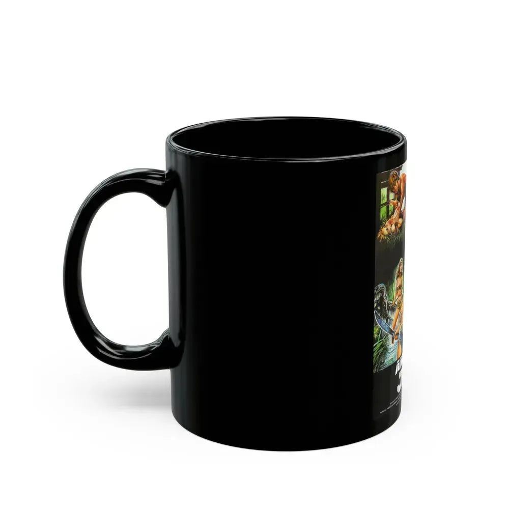 AMAZON JAIL 1985 Movie Poster - Black Coffee Mug - Go Mug Yourself