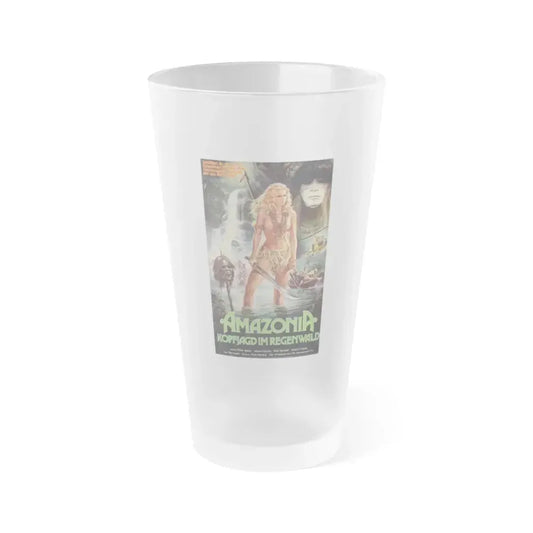 AMAZONIA 1985 Movie Poster - Frosted Pint Glass 16oz Default Title - Go Mug Yourself