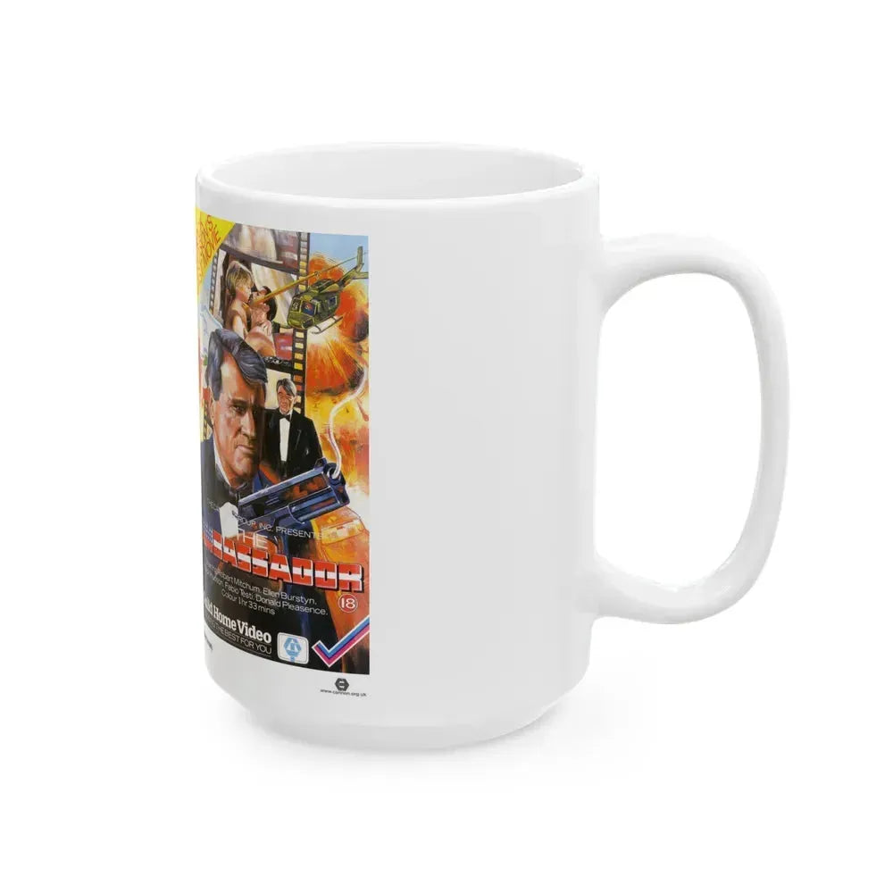 AMBASSADOR (VHS COVER) - White Coffee Mug - Go Mug Yourself