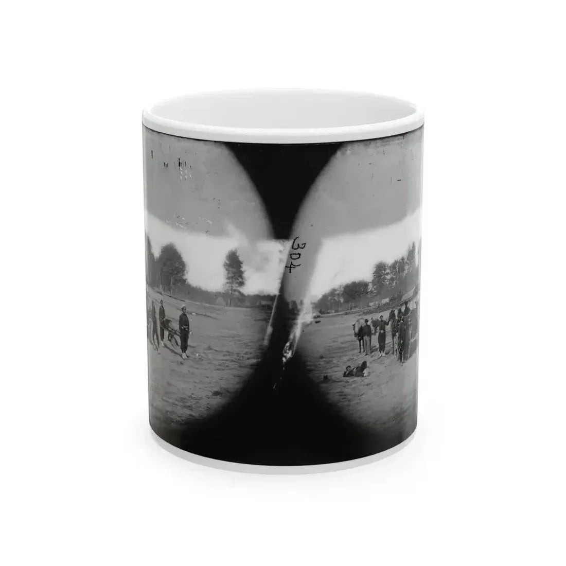 Ambulance Drill In The Field (U.S. Civil War) White Coffee Mug 11oz - Go Mug Yourself