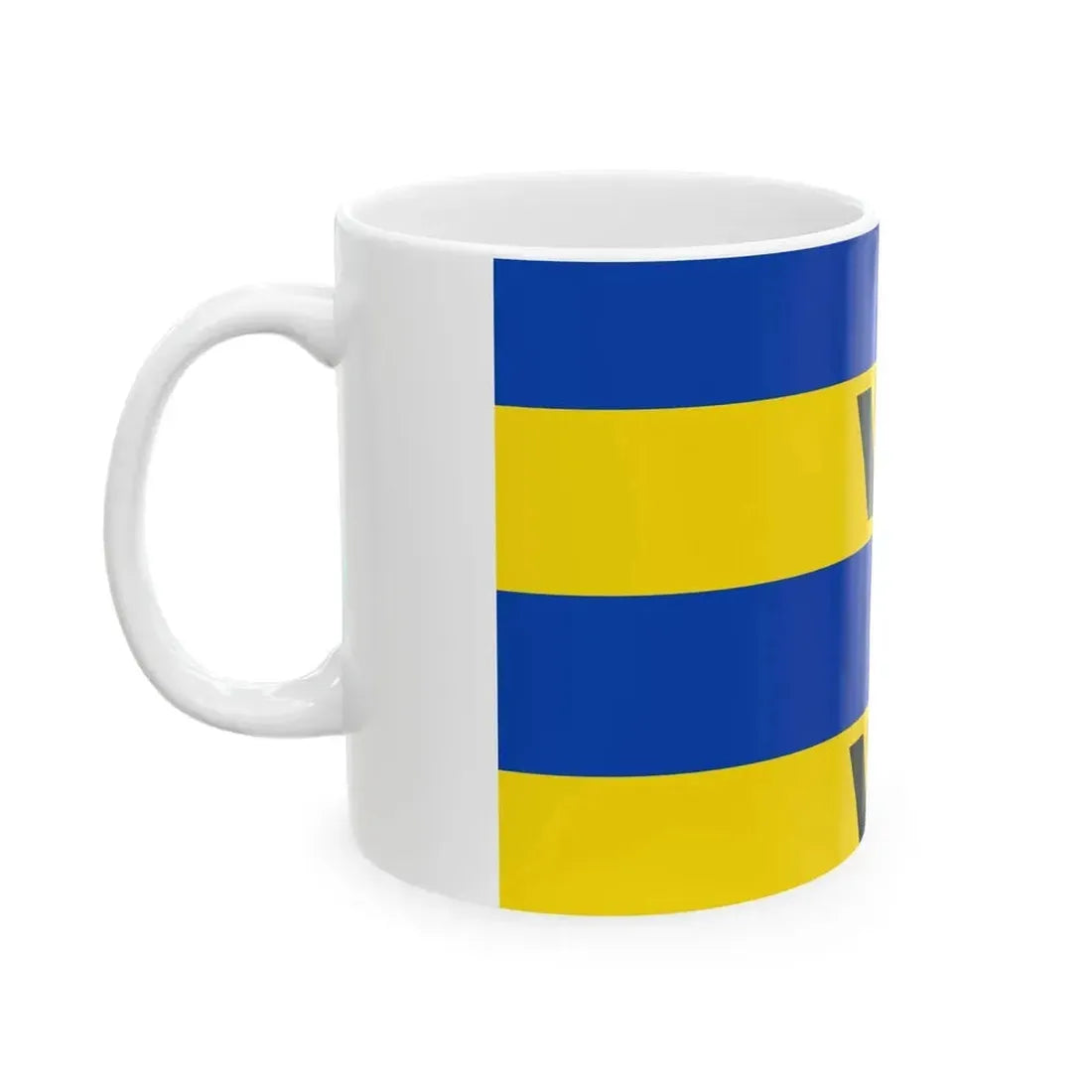 Ameland vlag (Netherlands) White Coffee Mug - Go Mug Yourself