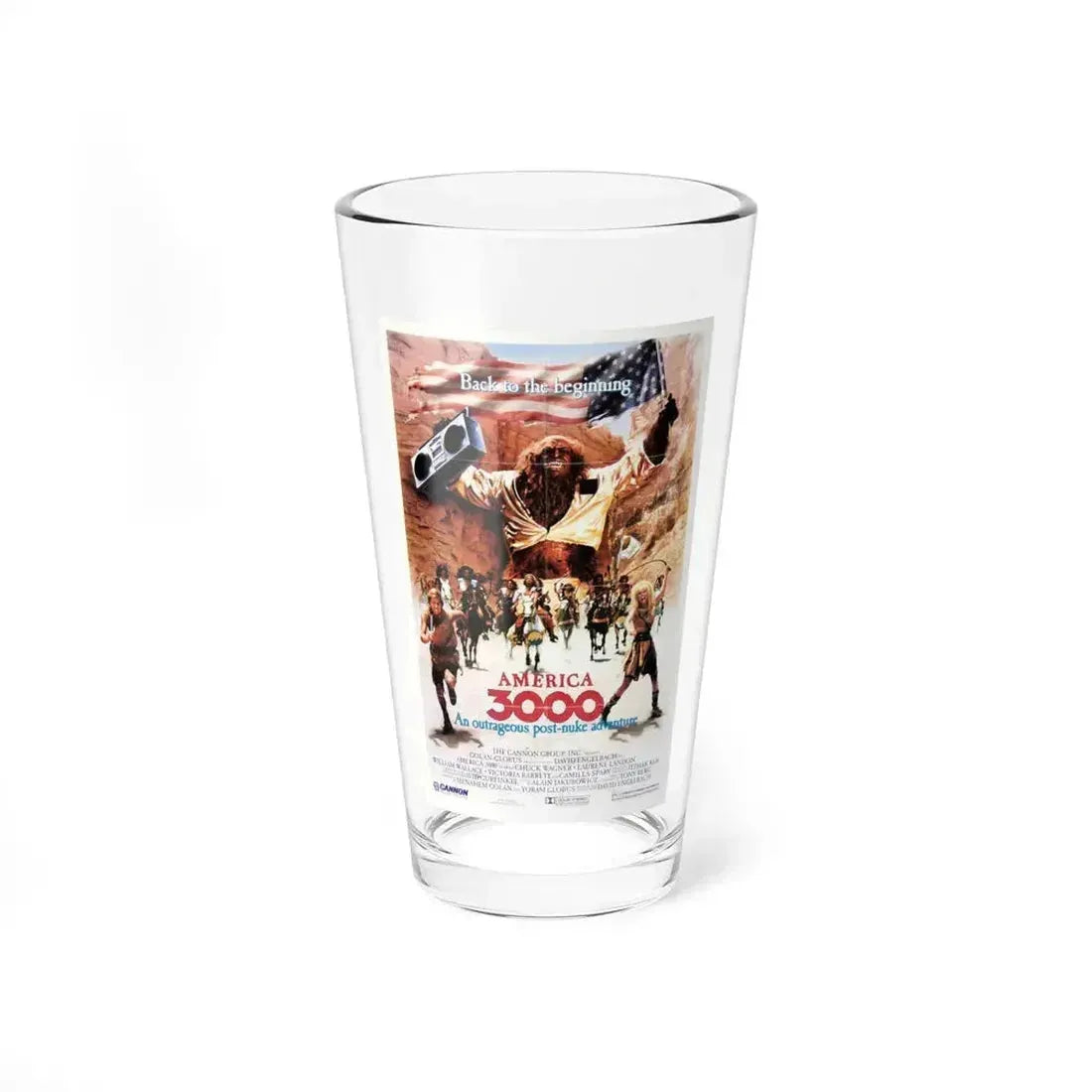 AMERICA 3000 1986 Movie Poster - Pint Glass 16oz 16oz - Go Mug Yourself