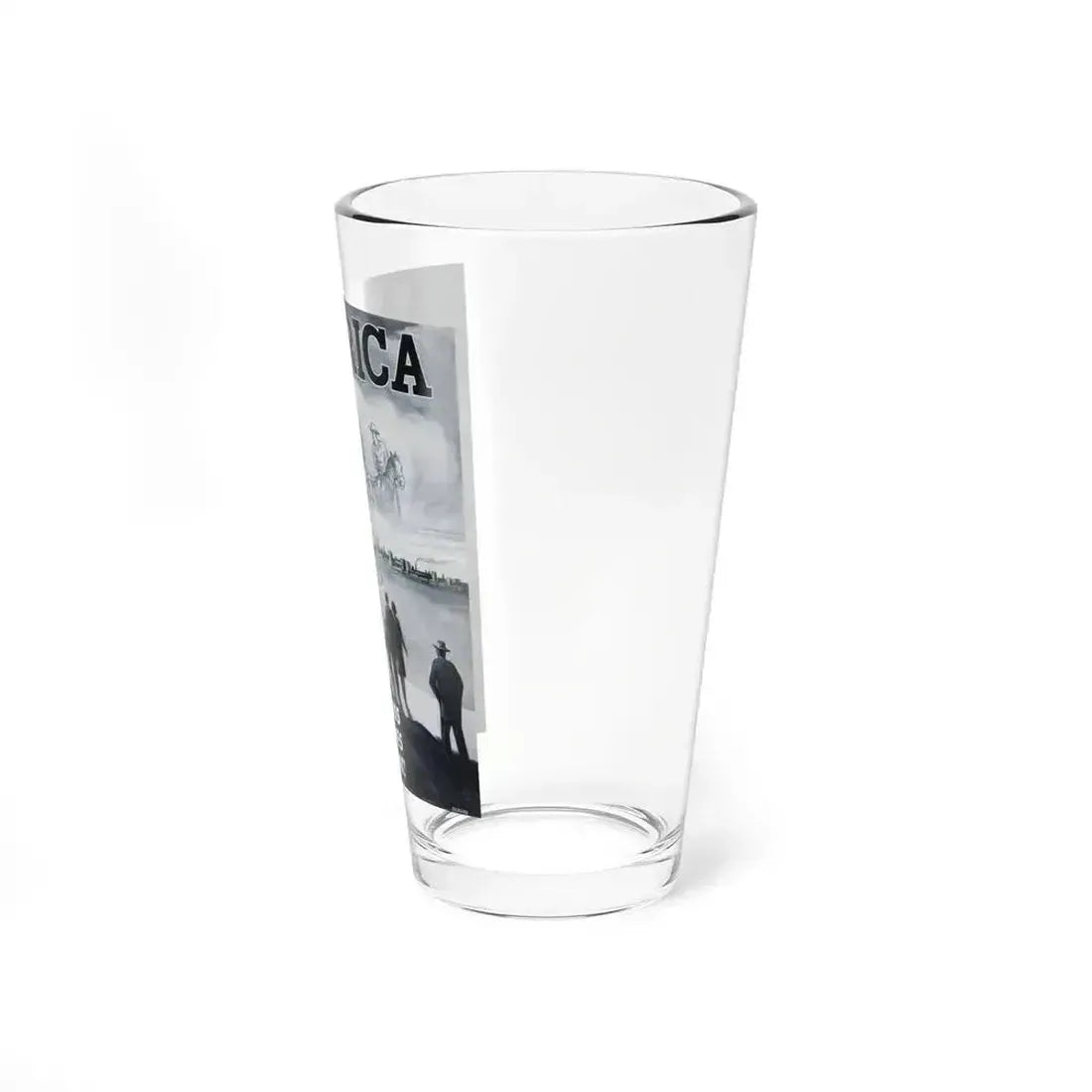 America poster advertisement (Magazine Illustration) Pint Glass 16oz - Go Mug Yourself