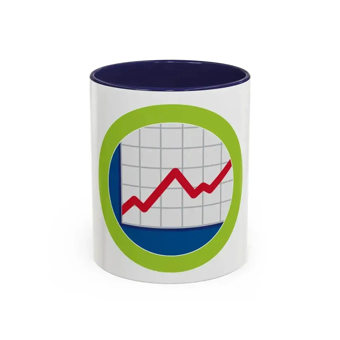 American Business (Boy Scout Merit Badge) Accent Coffee Mug 11oz Navy - Go Mug Yourself