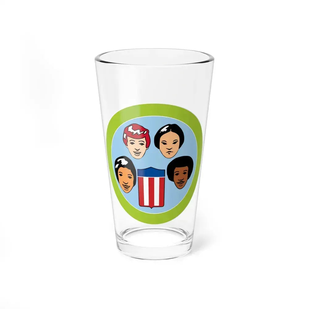 American Cultures (Boy Scout Merit Badge) Pint Glass 16oz 16oz - Go Mug Yourself