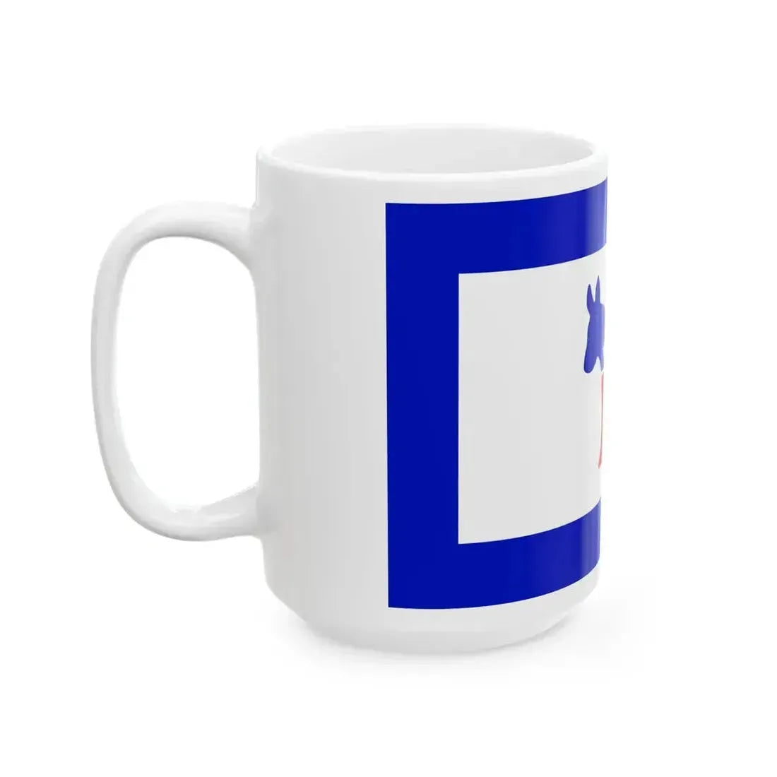 American Democratic Flag (United States) White Coffee Mug - Go Mug Yourself