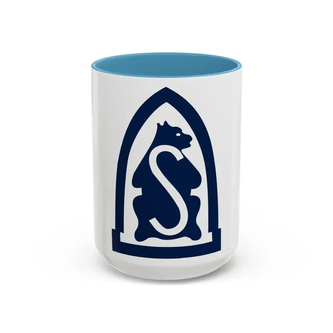 American Expeditionary Forces Siberia (U.S. Army) Accent Coffee Mug 15oz Light Blue - Go Mug Yourself