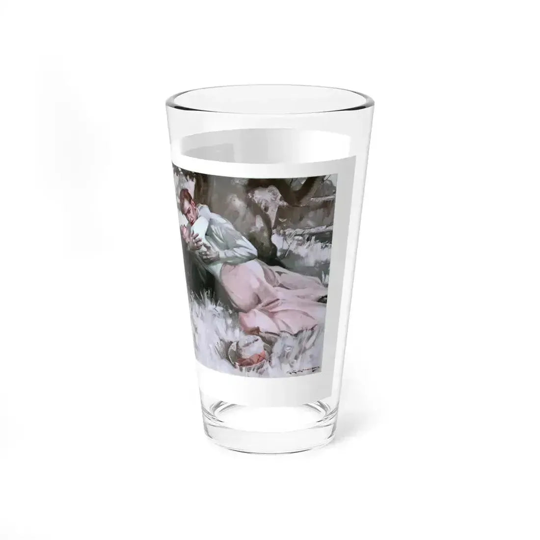 American Family, Cosmopolitan, November 1934 (Magazine Illustration) Pint Glass 16oz - Go Mug Yourself