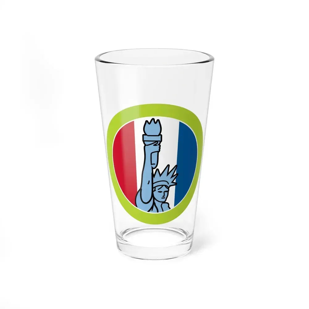 American Heritage (Boy Scout Merit Badge) Pint Glass 16oz 16oz - Go Mug Yourself