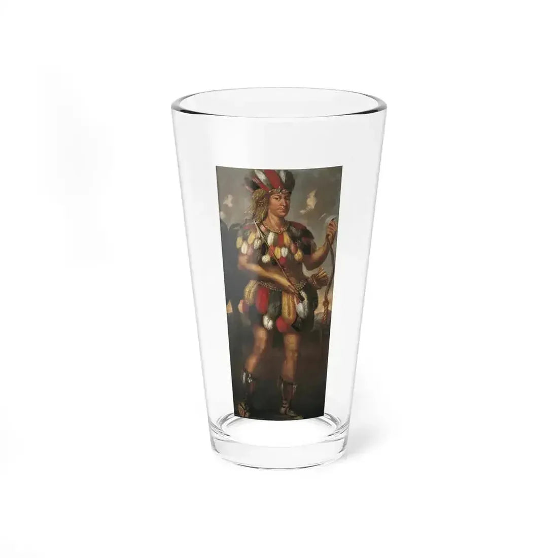 American Indian (Native Americans in Art) Pint Glass 16oz 16oz - Go Mug Yourself