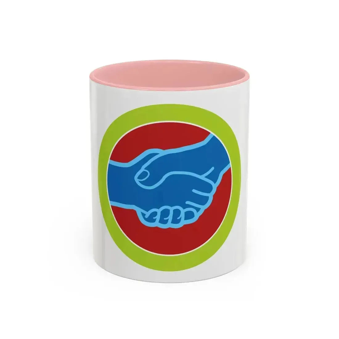 American Labor (Boy Scout Merit Badge) Accent Coffee Mug 11oz Pink - Go Mug Yourself