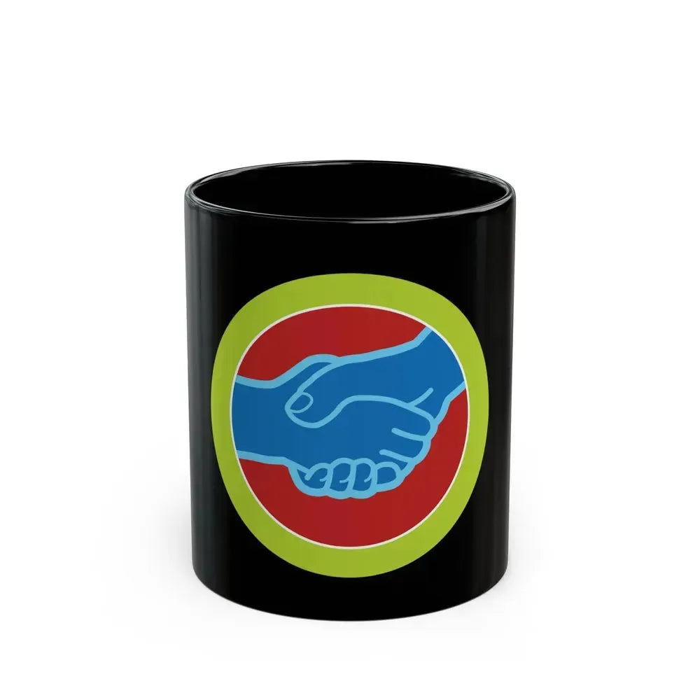 American Labor (Boy Scout Merit Badge) Black Coffee Mug 11oz - Go Mug Yourself