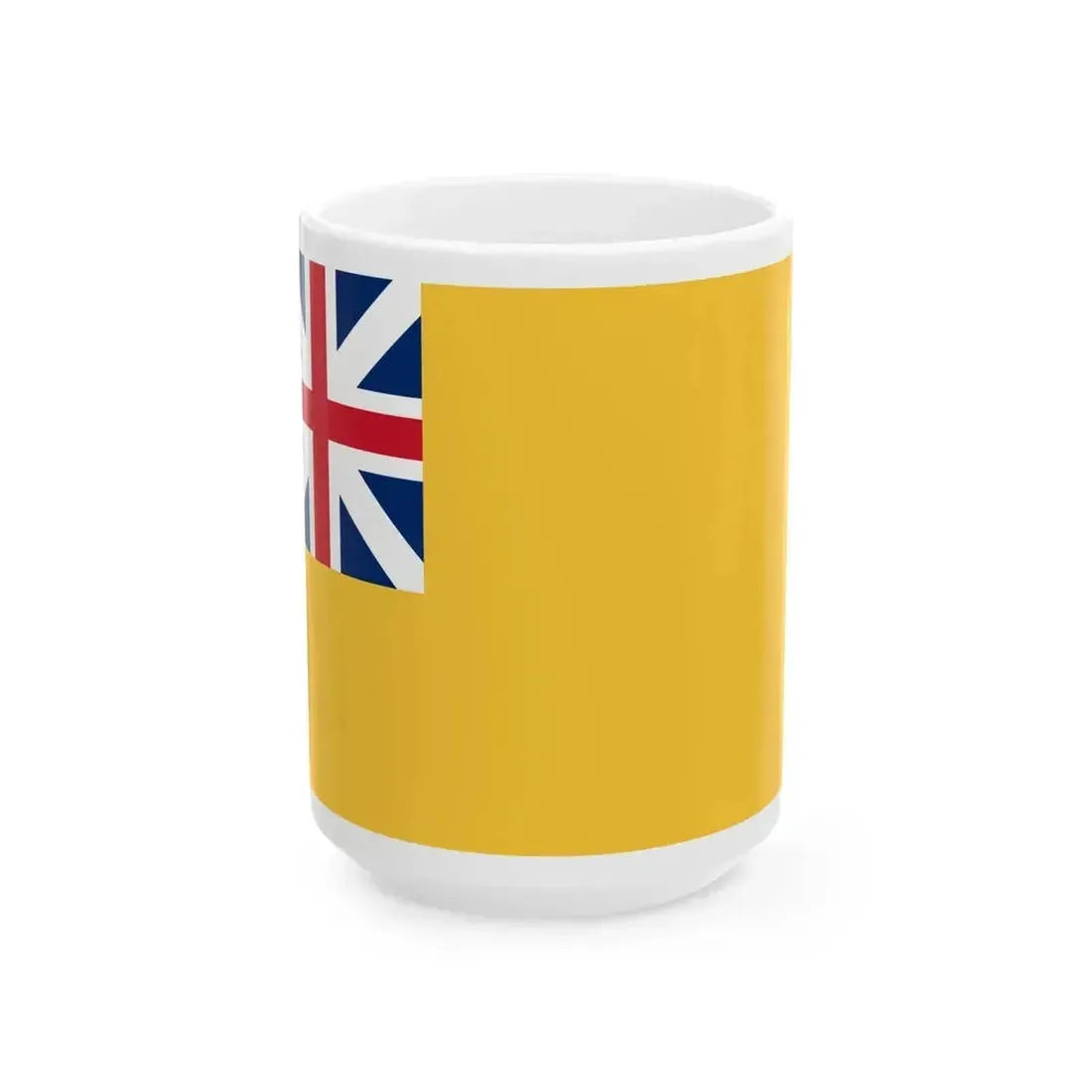 American Revolutionary War regimental flag - the Monmouth Flag (United States) White Coffee Mug 15oz - Go Mug Yourself