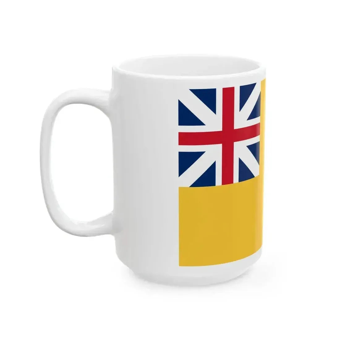 American Revolutionary War regimental flag - the Monmouth Flag (United States) White Coffee Mug - Go Mug Yourself