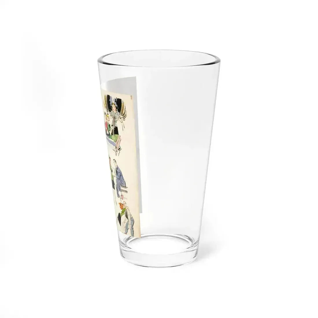 American Weekly illustration (Magazine Illustration) Pint Glass 16oz - Go Mug Yourself