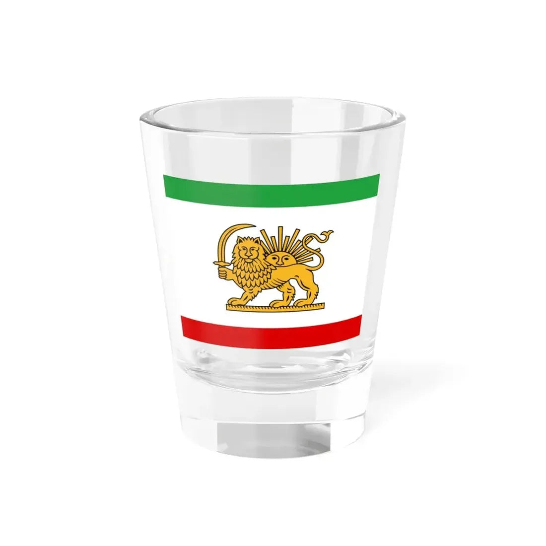 Amir Kabir Flag (Iran) Shot Glass 1.5oz 1.5oz - Go Mug Yourself