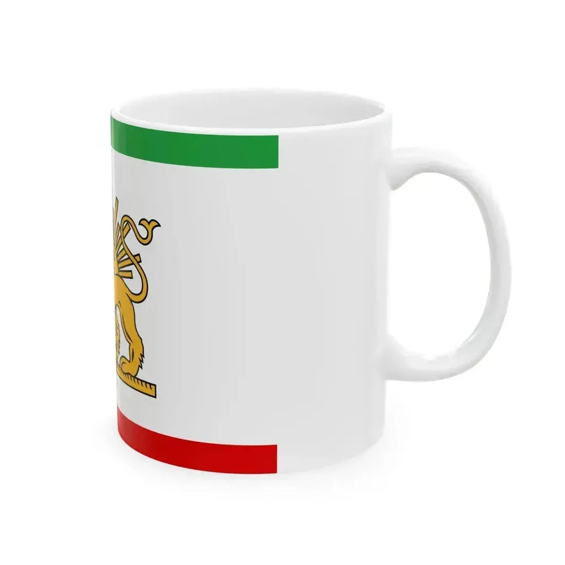 Amir Kabir Flag (Iran) White Coffee Mug - Go Mug Yourself