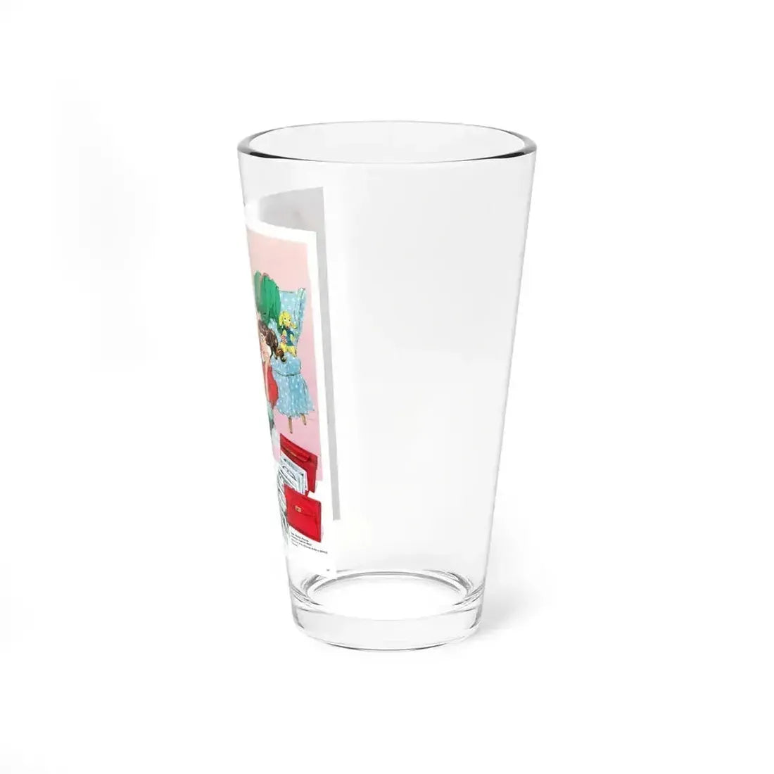 Amity advertisement, Seventeen magazine, May 1958 (Magazine Illustration) Pint Glass 16oz - Go Mug Yourself