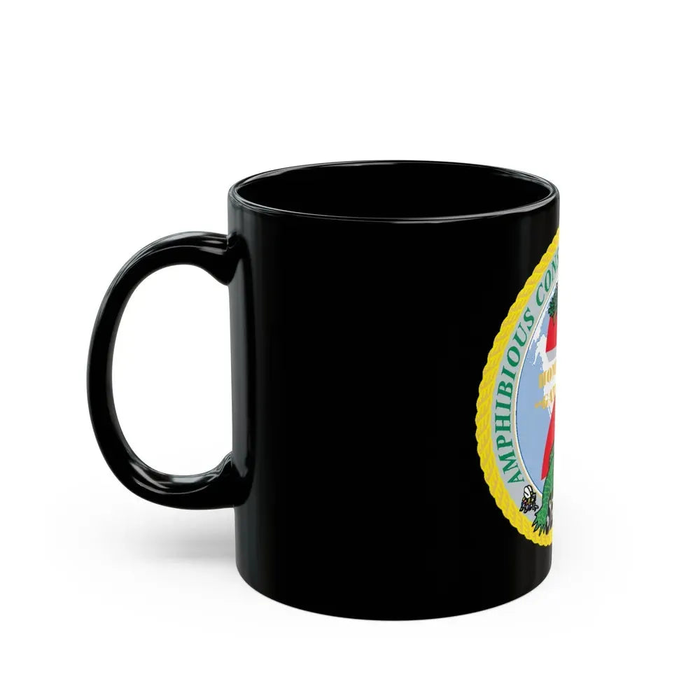 Amphibious Construction Bn 2 SeaBees (U.S. Navy) Black Coffee Mug - Go Mug Yourself