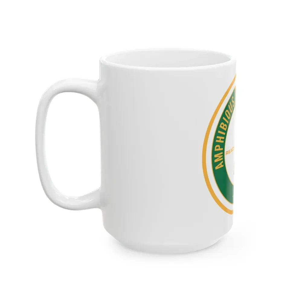 Amphibious Squadron 2 Ready To Strike (U.S. Navy) White Coffee Mug - Go Mug Yourself