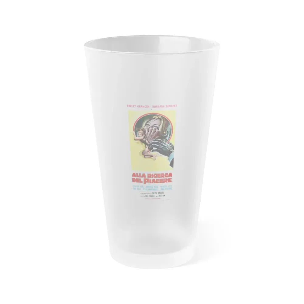 AMUCK! (ITALIAN) 1972 Movie Poster - Frosted Pint Glass 16oz Default Title - Go Mug Yourself