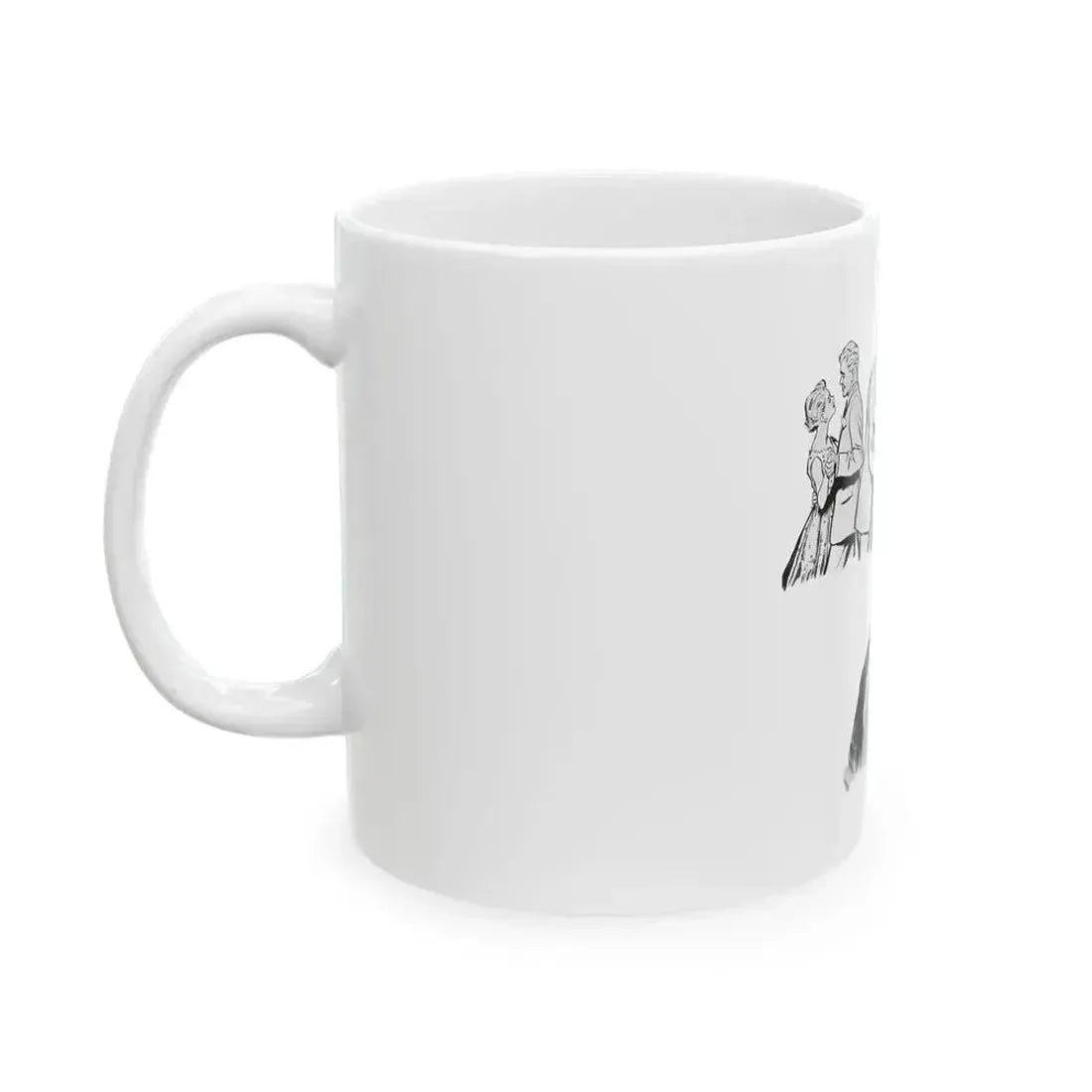 An Absolutely Perfect Man by Harriett Pratt, Woman magazine, 1957 - White Coffee Mug - Go Mug Yourself