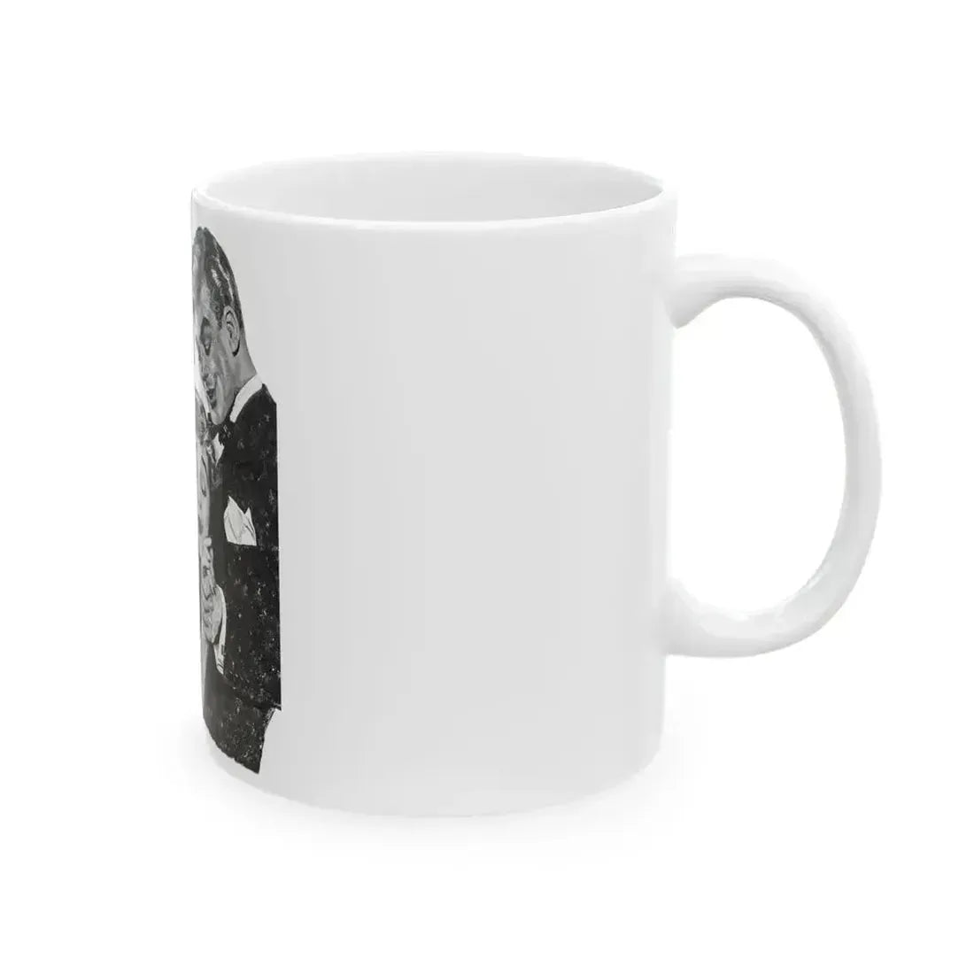 An Absolutely Perfect Man by Harriett Pratt, Woman magazine, 1957 - White Coffee Mug - Go Mug Yourself