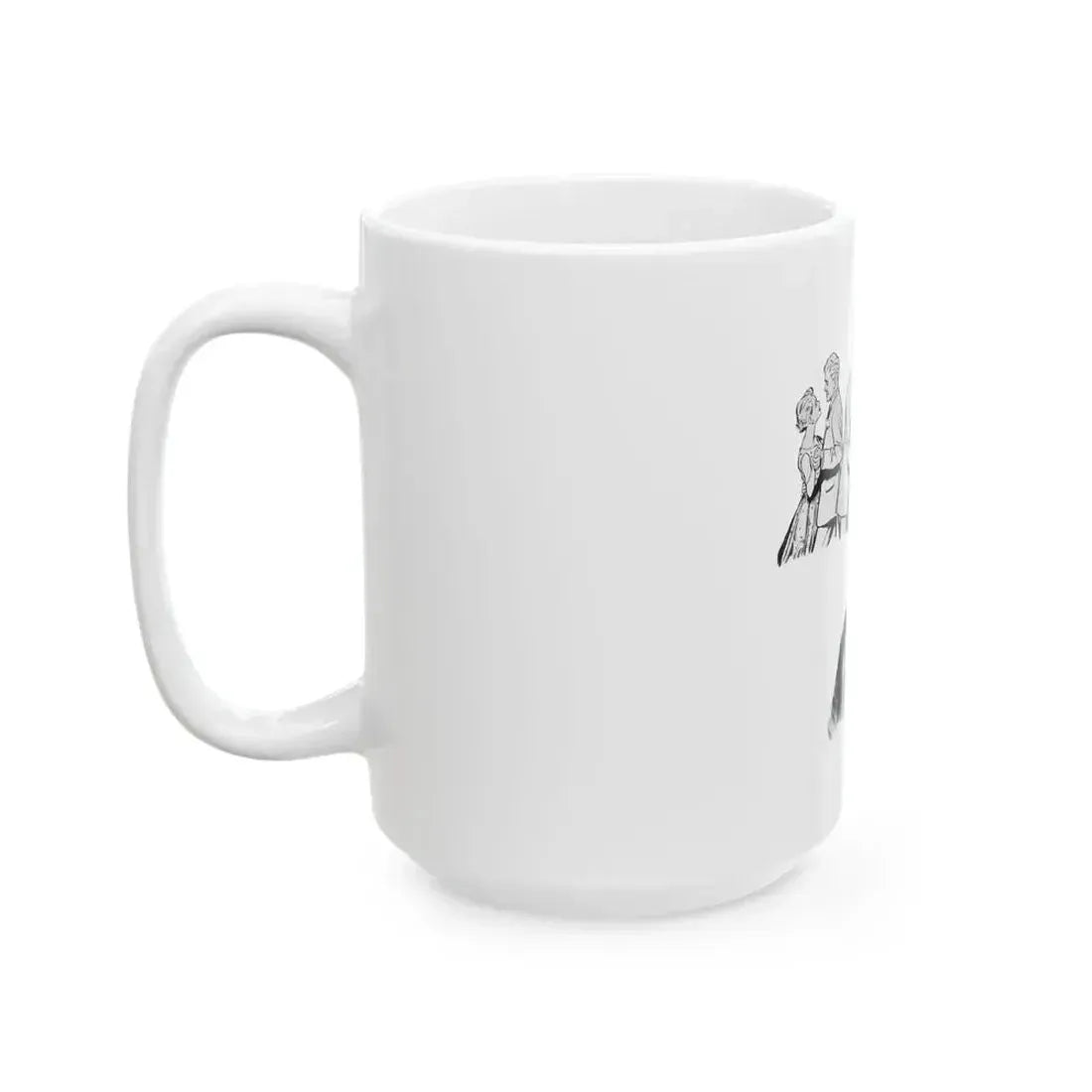 An Absolutely Perfect Man by Harriett Pratt, Woman magazine, 1957 - White Coffee Mug - Go Mug Yourself
