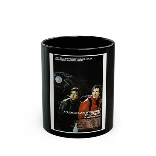 AN AMERICAN WEREWOLF IN LONDON 1981 Movie Poster - Black Coffee Mug 11oz - Go Mug Yourself