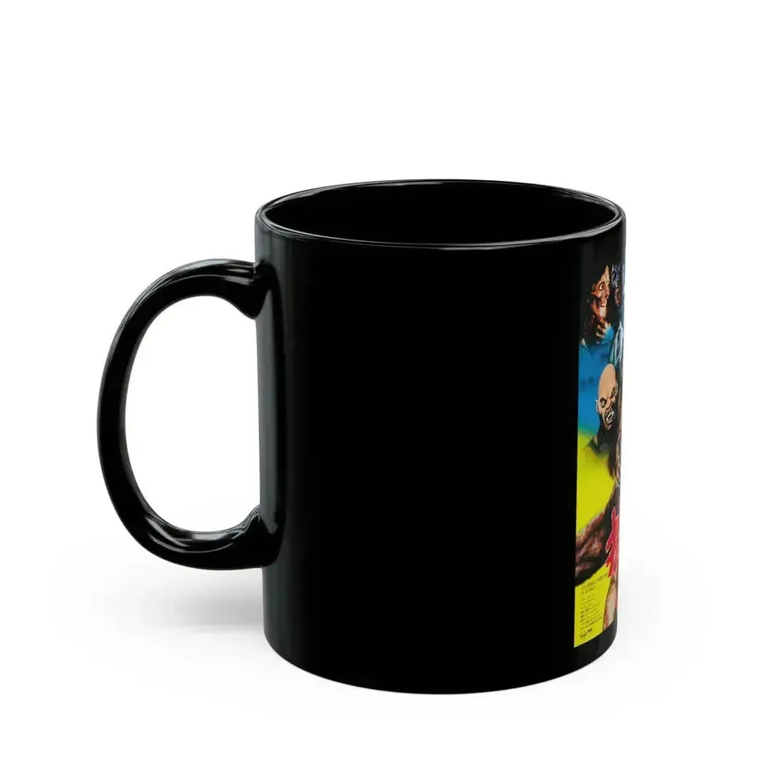 AN AMERICAN WEREWOLF IN LONDON (ASIAN) 1981 Movie Poster - Black Coffee Mug - Go Mug Yourself