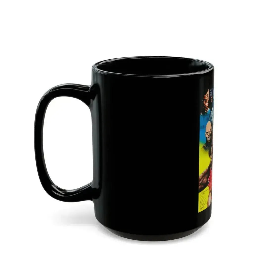 AN AMERICAN WEREWOLF IN LONDON (ASIAN) 1981 Movie Poster - Black Coffee Mug - Go Mug Yourself