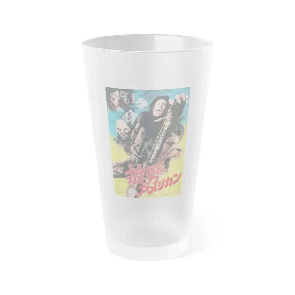AN AMERICAN WEREWOLF IN LONDON (JAPAN) 1981 Movie Poster - Frosted Pint Glass 16oz 16oz Frosted - Go Mug Yourself