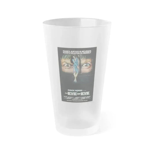 AN EYE FOR AN EYE 1981 Movie Poster - Frosted Pint Glass 16oz 16oz Frosted - Go Mug Yourself