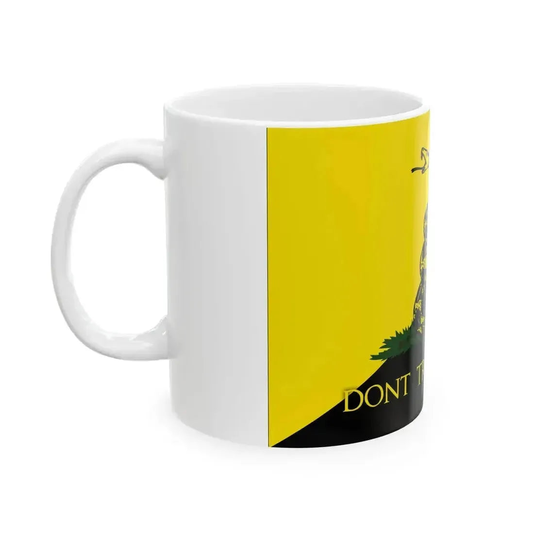 Anarcho-Gadsden flag (United States) White Coffee Mug - Go Mug Yourself