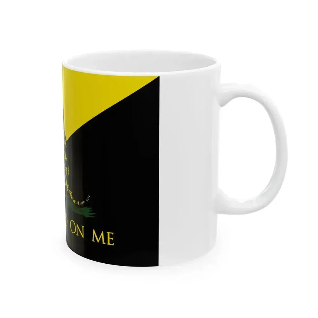 Anarcho-Gadsden flag (United States) White Coffee Mug - Go Mug Yourself