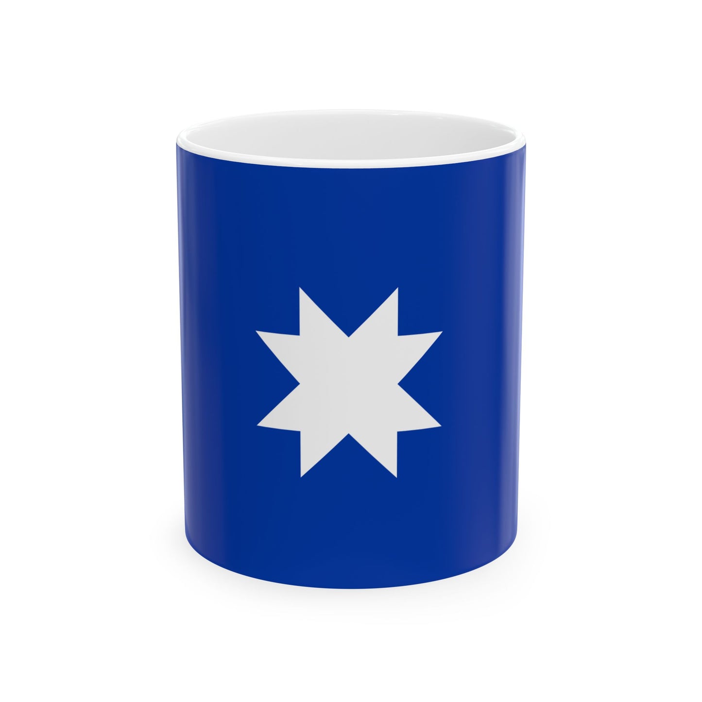 Ancient mapuche flag (Argentina) White Coffee Mug-11oz-Go Mug Yourself