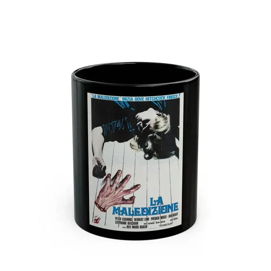 AND NOW THE SCREAMING STARTS (ITALIAN) 1973 Movie Poster - Black Coffee Mug 11oz - Go Mug Yourself