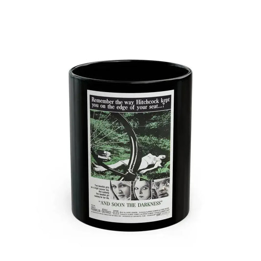 AND SOON THE DARKNESS 1970 Movie Poster - Black Coffee Mug 11oz - Go Mug Yourself