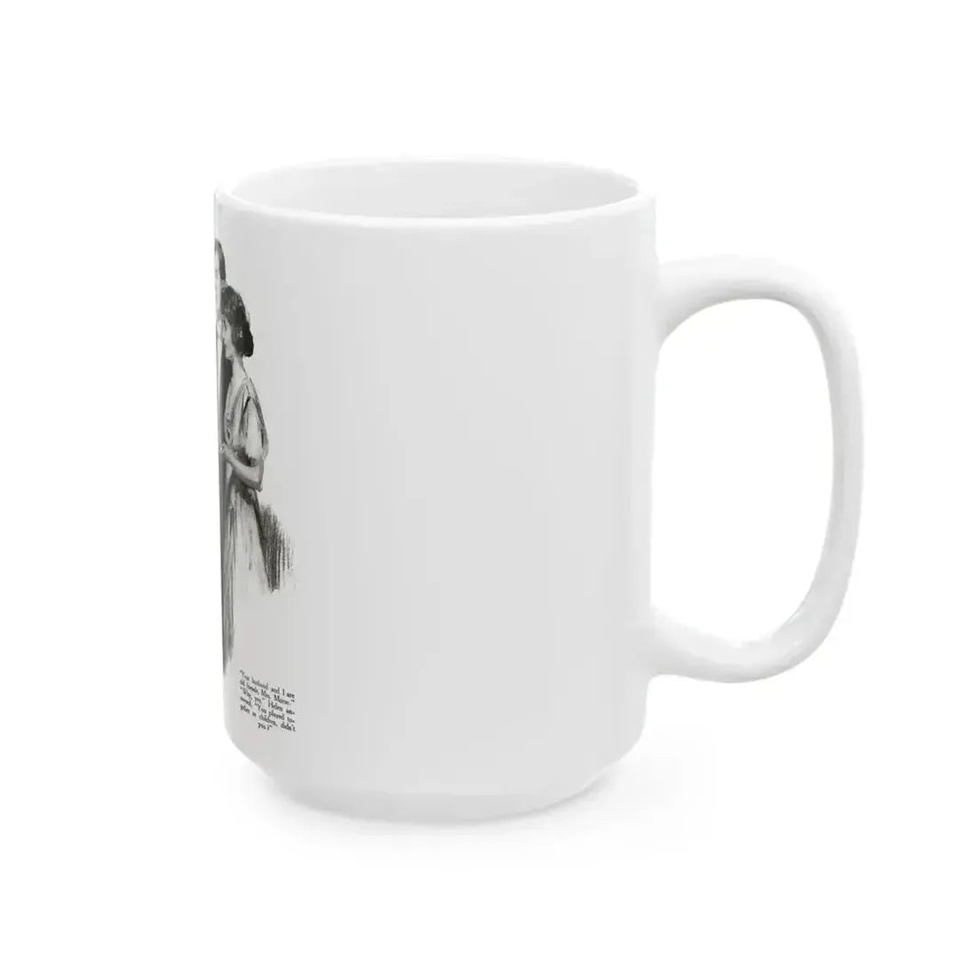 And That's That (3), Redbook magazine, October 1921 - White Coffee Mug - Go Mug Yourself