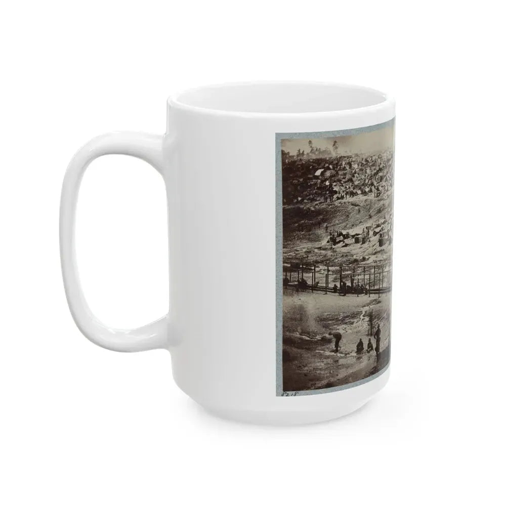 Andersonville Prison, Ga., August 17, 1864. Bird's Eye View (U.S. Civil War) White Coffee Mug - Go Mug Yourself