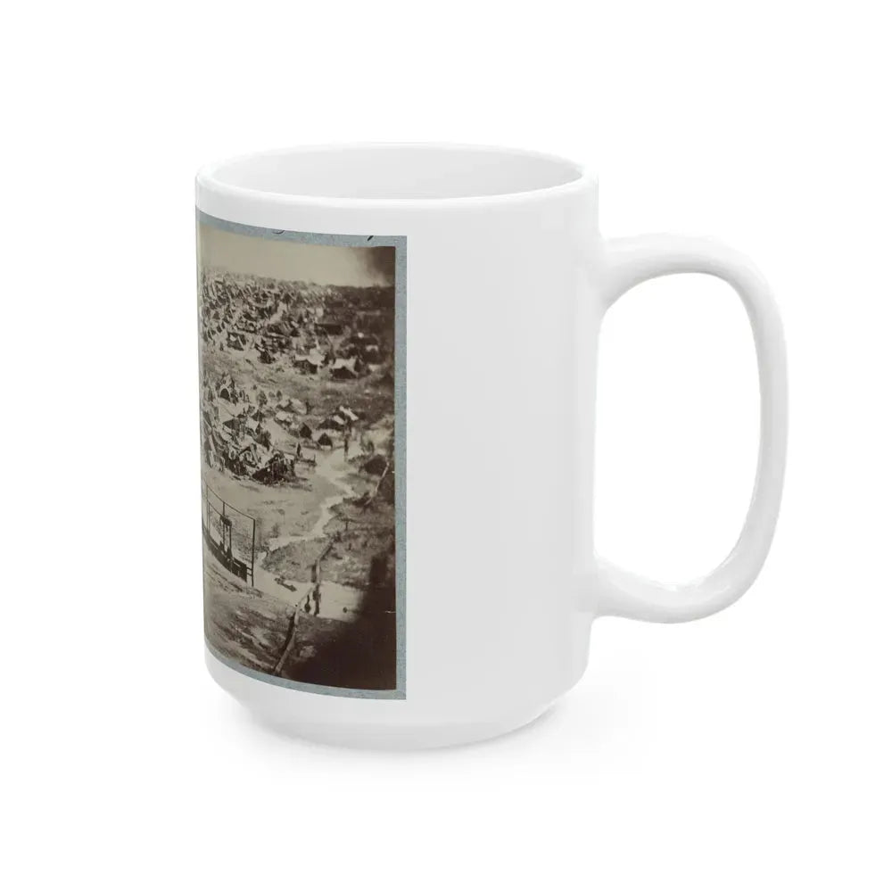 Andersonville Prison, Ga., August 17, 1864. Bird's Eye View (U.S. Civil War) White Coffee Mug - Go Mug Yourself