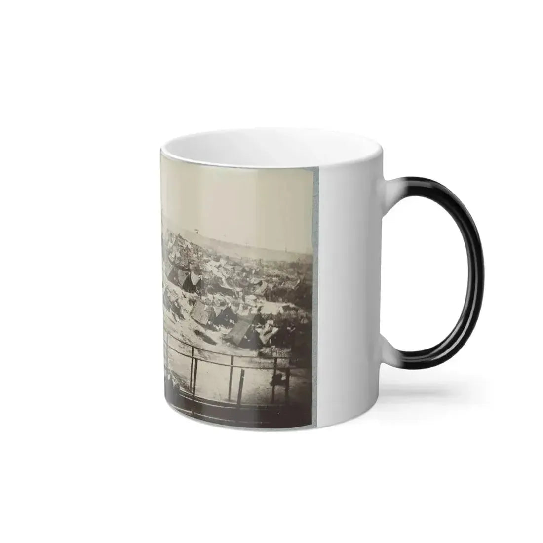 Andersonville Prison, Ga., August 17, 1864. South View of Stockade (U.S. Civil War) Color Changing Coffee Mug 11oz - Go Mug Yourself