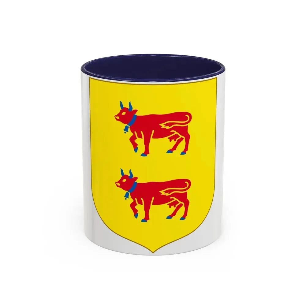 Andorra - Bearne Coat of Arms - Accent Coffee Mug 11oz Navy - Go Mug Yourself