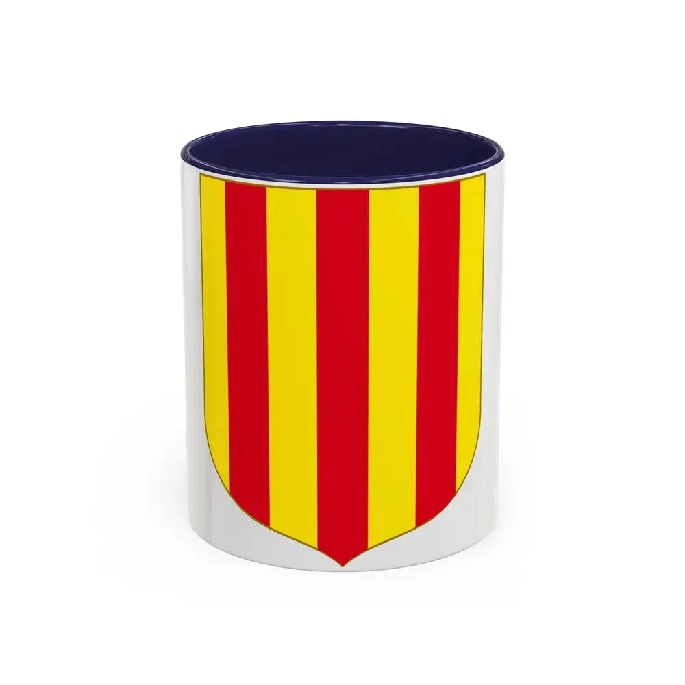 Andorra - Foix Coat of Arms - Accent Coffee Mug 11oz Navy - Go Mug Yourself