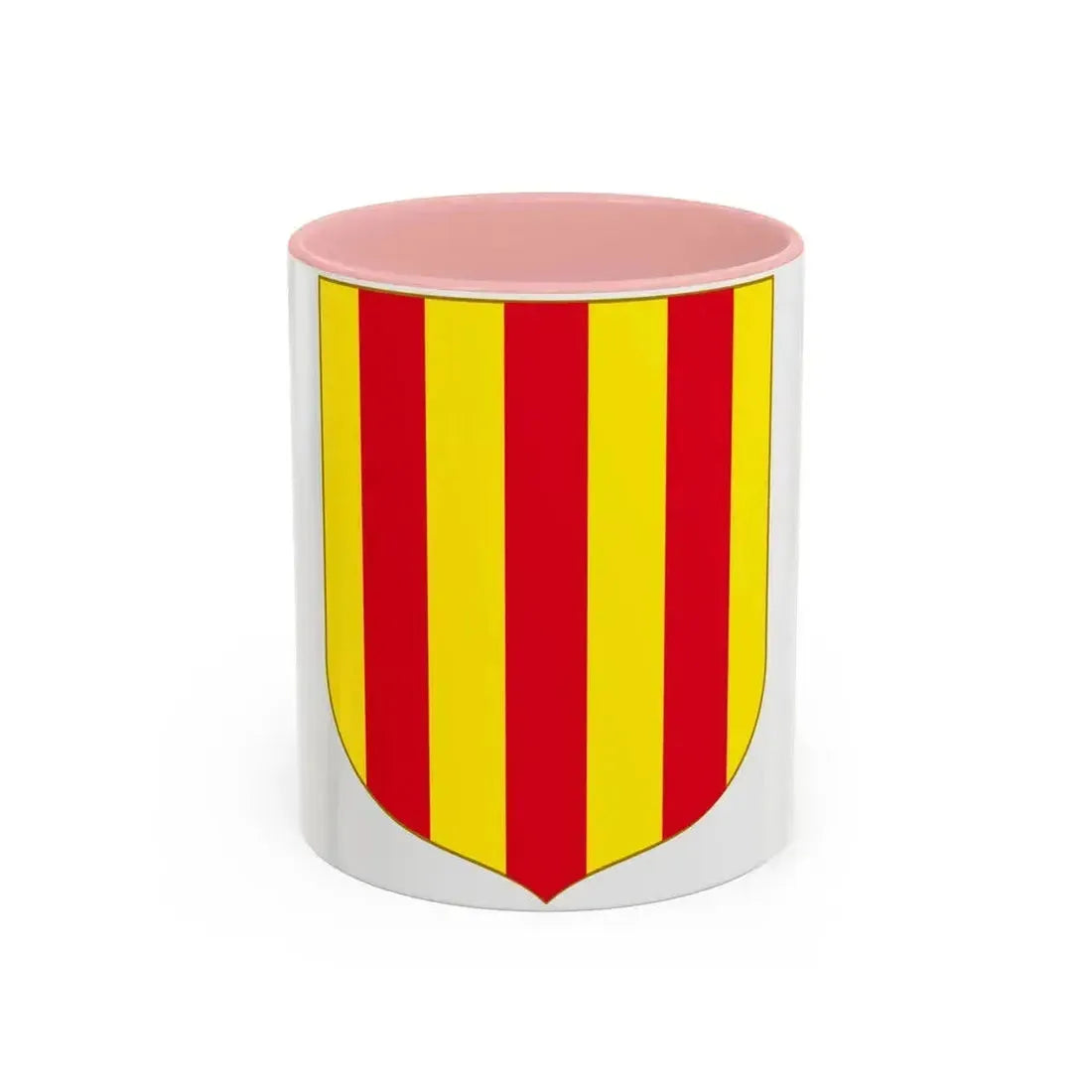 Andorra - Foix Coat of Arms - Accent Coffee Mug 11oz Pink - Go Mug Yourself