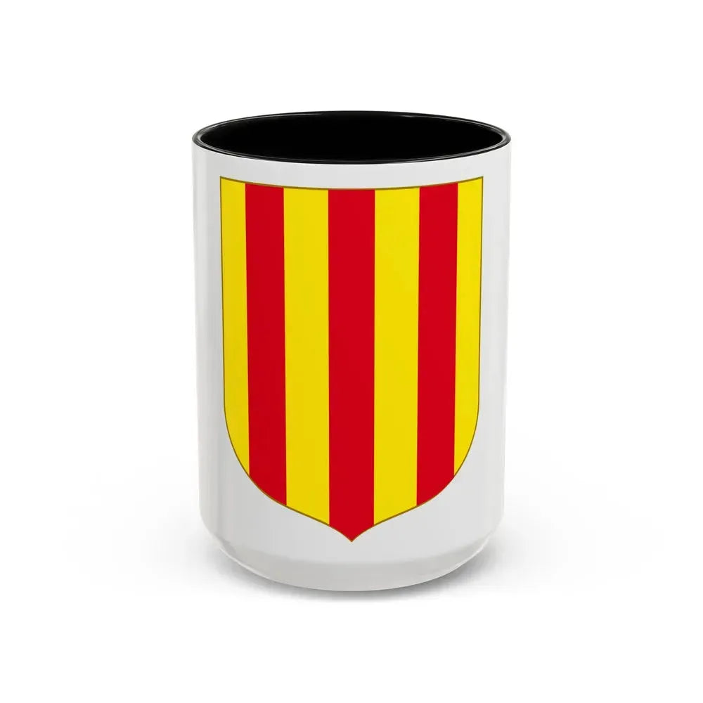 Andorra - Foix Coat of Arms - Accent Coffee Mug 15oz Black - Go Mug Yourself