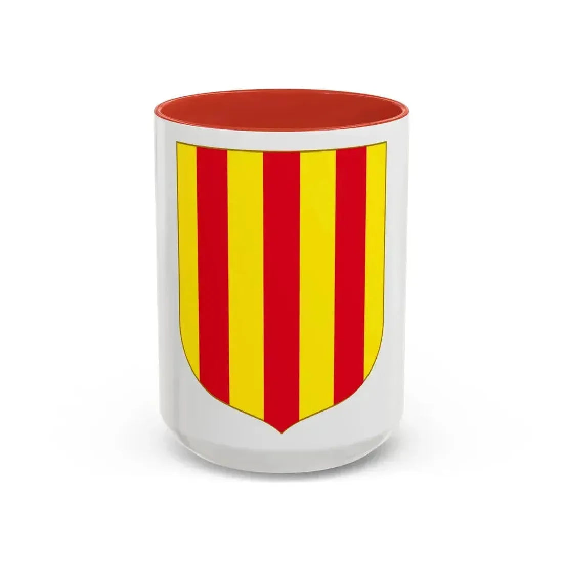 Andorra - Foix Coat of Arms - Accent Coffee Mug 15oz Red - Go Mug Yourself