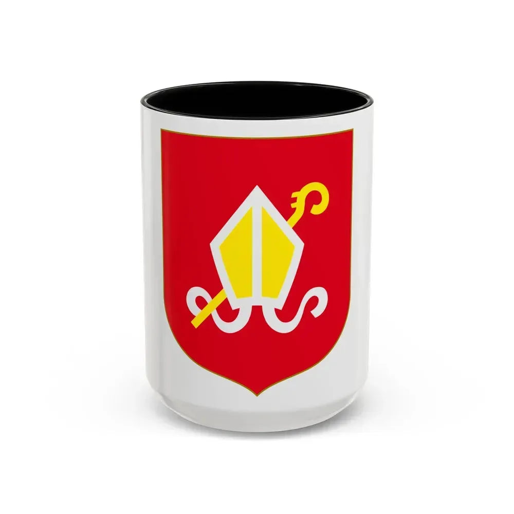 Andorra - Urgel Coat of Arms - Accent Coffee Mug 15oz Black - Go Mug Yourself