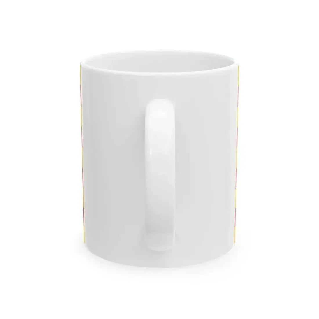 Andorra vlag Catalaans 1806 (Andorra) White Coffee Mug - Go Mug Yourself