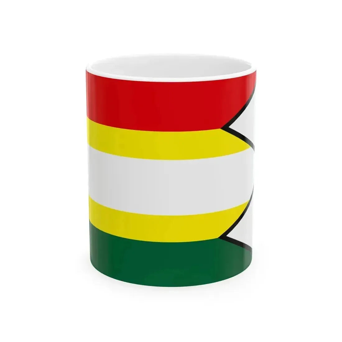 Andovce Nove Zamky Flag (Slovakia) White Coffee Mug 11oz - Go Mug Yourself